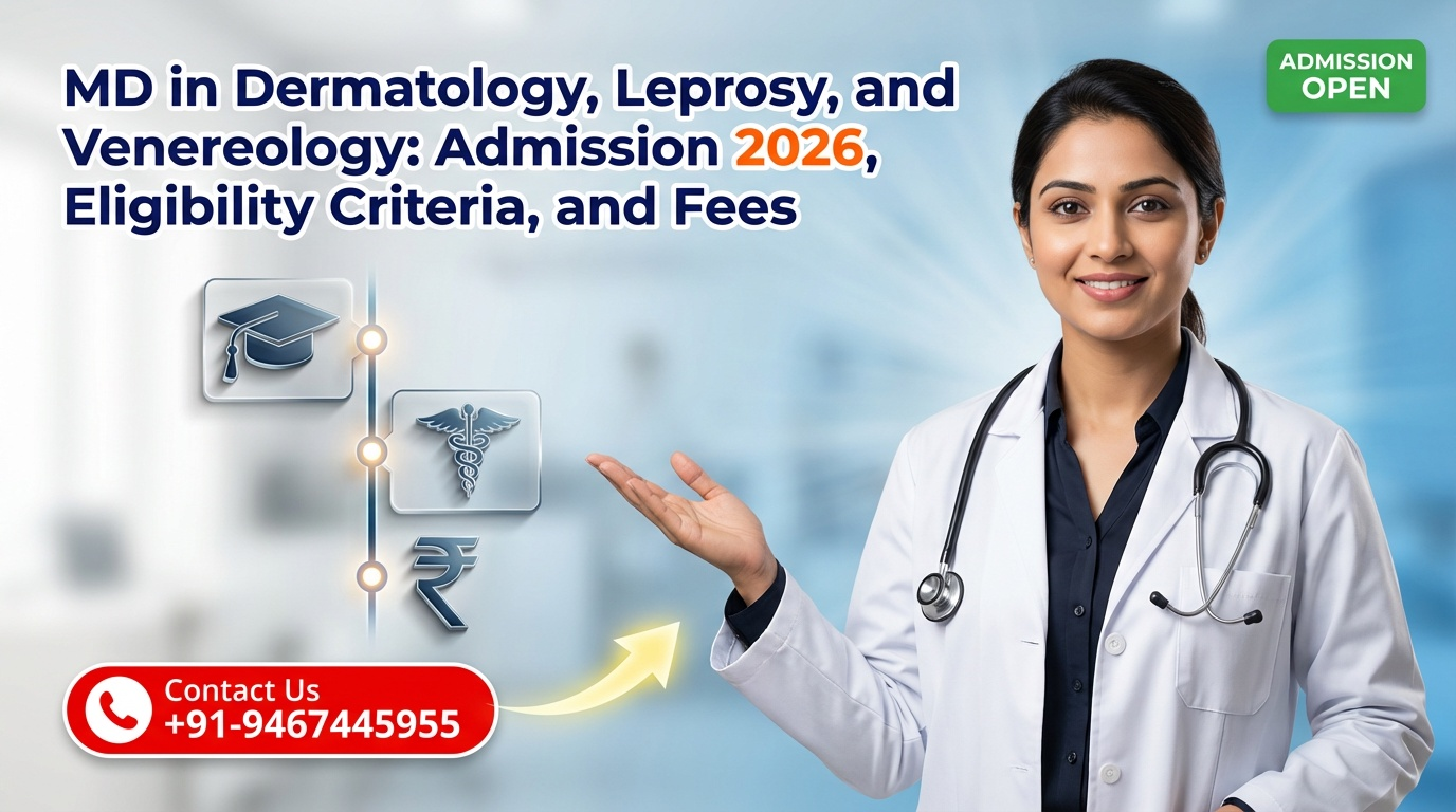 MD in Dermatology, Leprosy, and Venereology: Admission 2026, Eligibility Criteria, and Fees